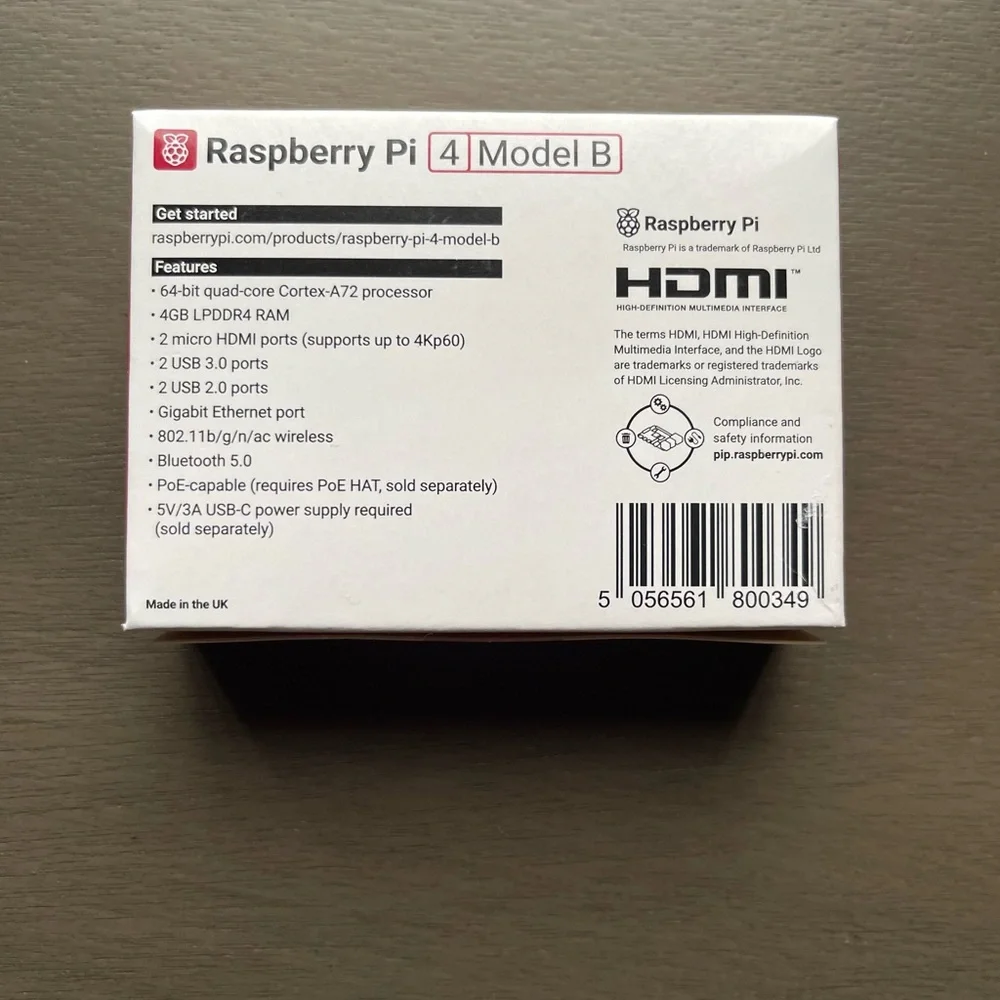 NWT Raspberry Pi 4 Model B 4GB RAM - Picture 6 of 8